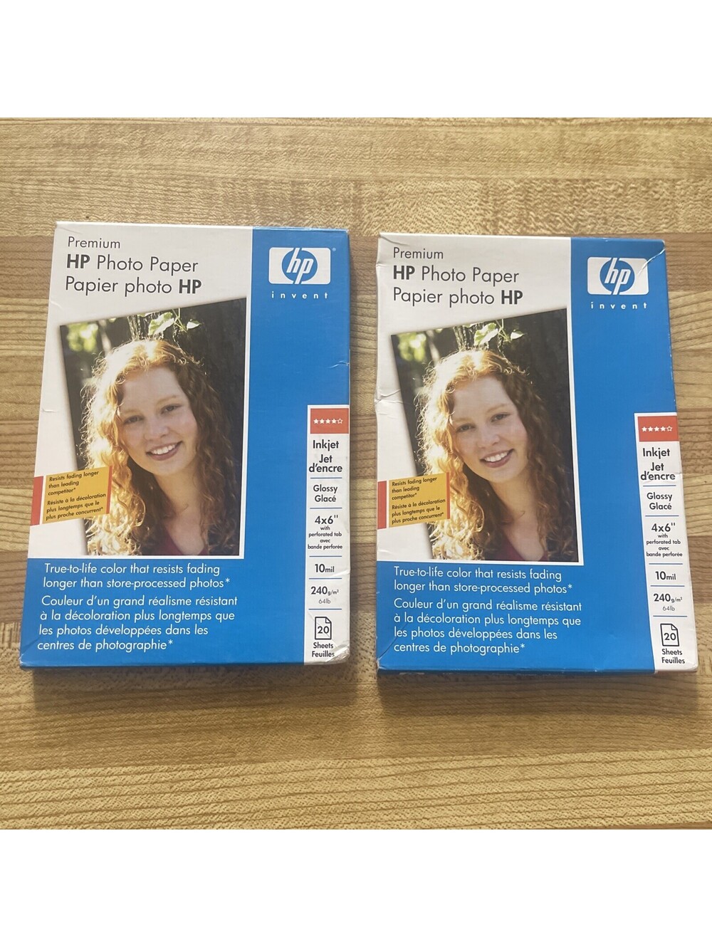 HP Premium GLOSSY 4X6 Ink Jet Picture Photo Paper 40 SHEETS 10mil OEM